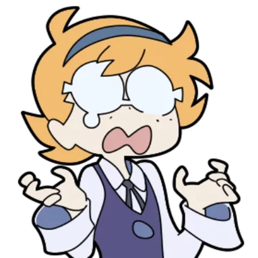 😨 Стикер «Little Witch Academia» для Telegram