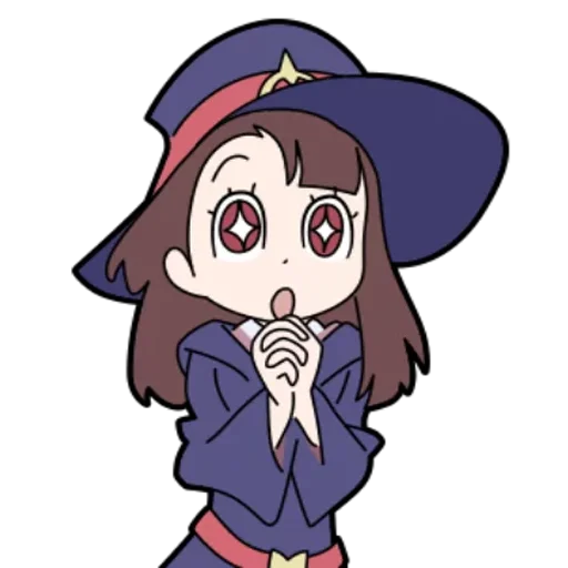 😮 Стикер «Little Witch Academia» для Telegram