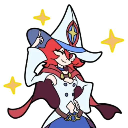 😊 Стикер «Little Witch Academia» для Telegram