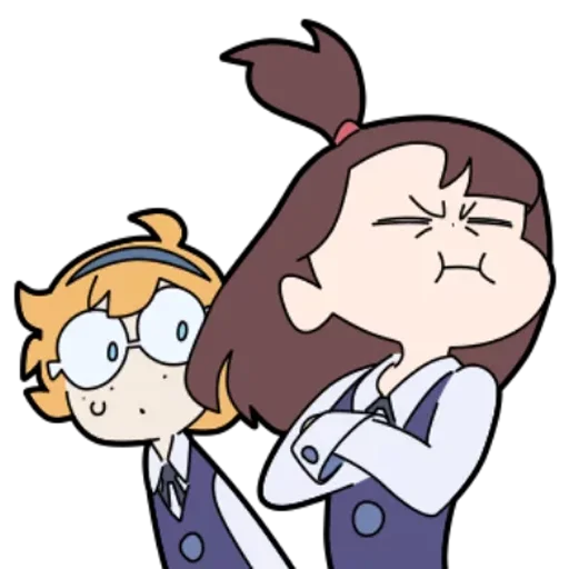 😤 Стикер «Little Witch Academia» для Telegram