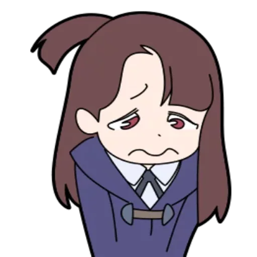 😥 Стикер «Little Witch Academia» для Telegram