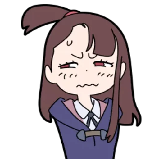 😞 Стикер «Little Witch Academia» для Telegram