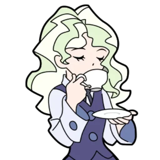 😌 Стикер «Little Witch Academia» для Telegram
