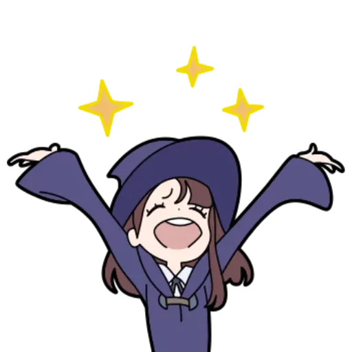 😄 Стикер «Little Witch Academia» для Telegram