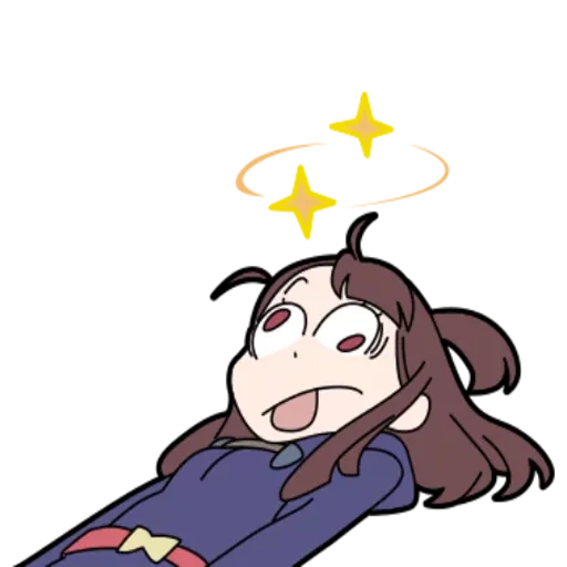 😲 Стикер «Little Witch Academia» для Telegram