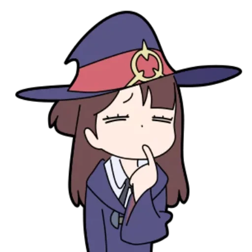 😗 Стикер «Little Witch Academia» для Telegram