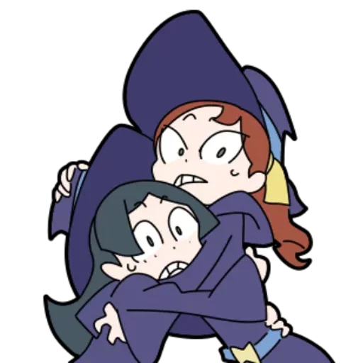 😨 Стикер «Little Witch Academia» для Telegram