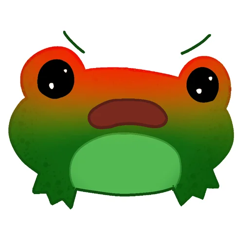 😡 Стикер «Лягушка ?» для Telegram