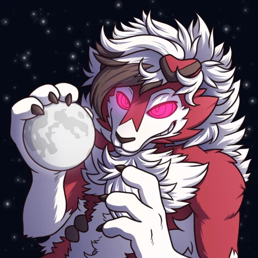 🌕 Стикер «Lycaxel» для Telegram