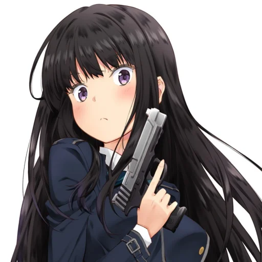 😤 Стикер «Lycoris Recoil Art» для Telegram