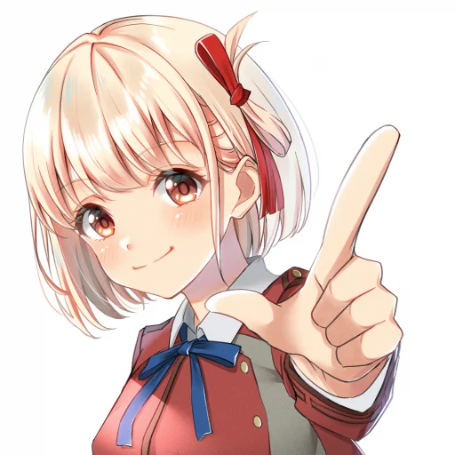 👍 Стикер «Lycoris Recoil Art» для Telegram