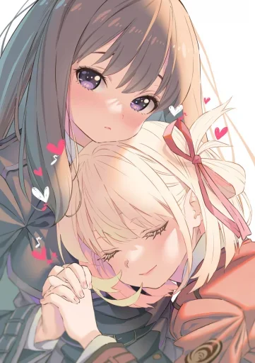 🥰 Стикер «Lycoris Recoil Art» для Telegram