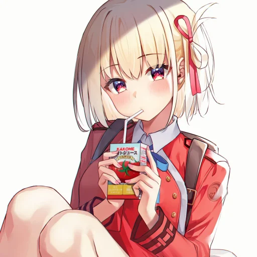 🧃 Стикер «Lycoris Recoil Art» для Telegram