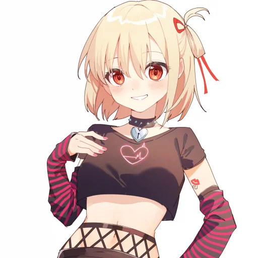 🙂 Стикер «Lycoris Recoil Art» для Telegram