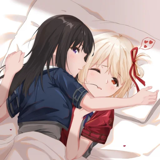 🥰 Стикер «Lycoris Recoil Art» для Telegram