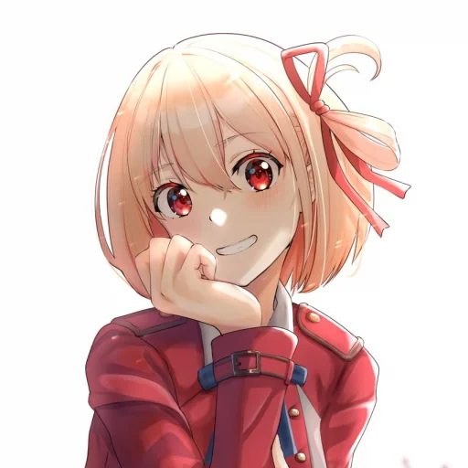 😏 Стикер «Lycoris Recoil Art» для Telegram