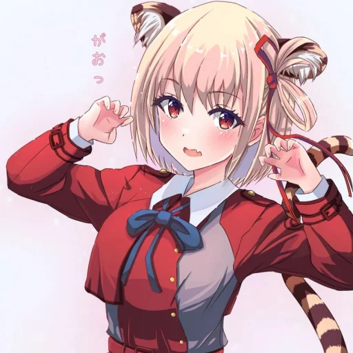 🐾 Стикер «Lycoris Recoil Art» для Telegram
