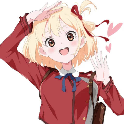 👋 Стикер «Lycoris Recoil Art» для Telegram