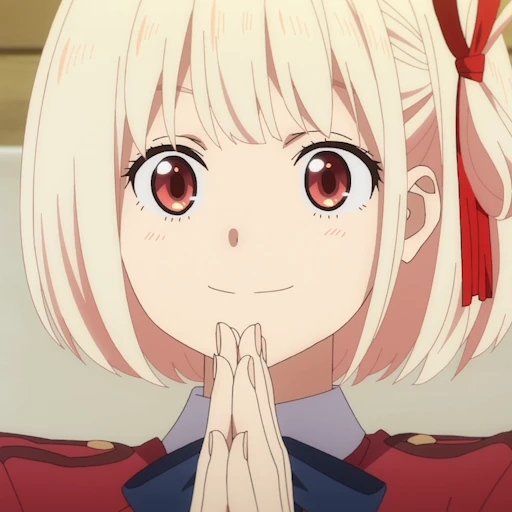 🙏 Стикер «Lycoris Recoil Part 1» для Telegram