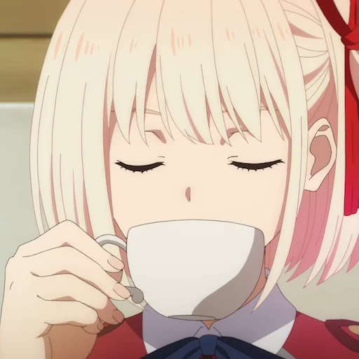 🍵 Стикер «Lycoris Recoil Part 1» для Telegram