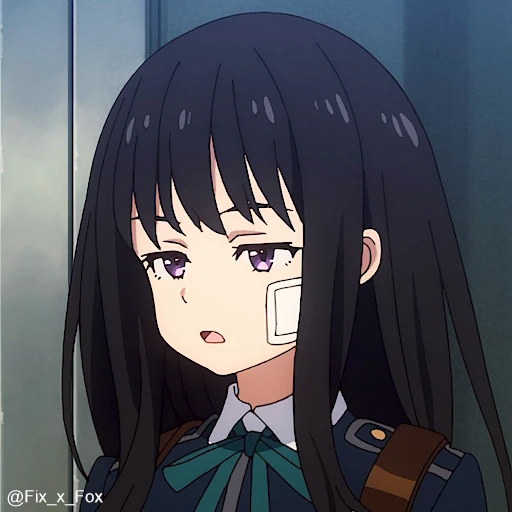 😑 Стикер «Lycoris Recoil Part 1» для Telegram