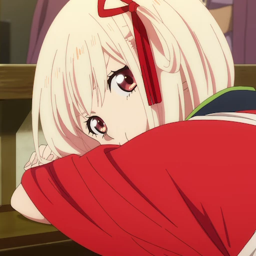 😕 Стикер «Lycoris Recoil Part 2» для Telegram