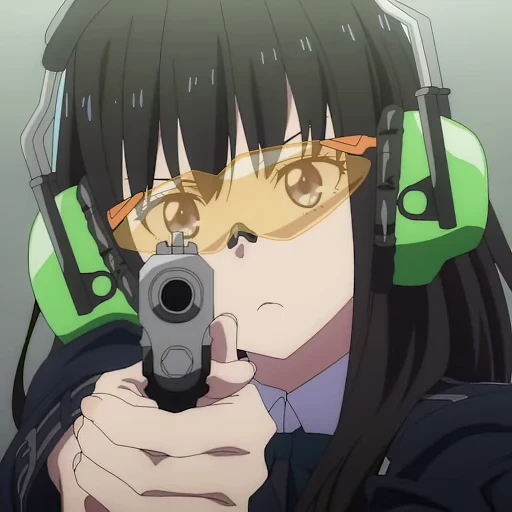 😡 Стикер «Lycoris Recoil Part 3» для Telegram