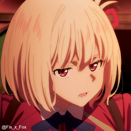 😒 Стикер «Lycoris Recoil Part 4» для Telegram