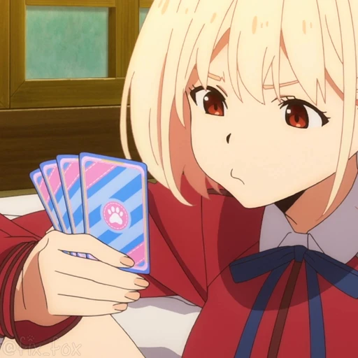 🤨 Стикер «Lycoris Recoil Friends Are Thieves of Time» для Telegram