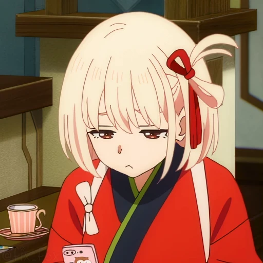 😒 Стикер «Lycoris Recoil Friends Are Thieves of Time» для Telegram