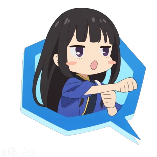 👊 Стикер «Lycoris Recoil Friends Are Thieves of Time» для Telegram