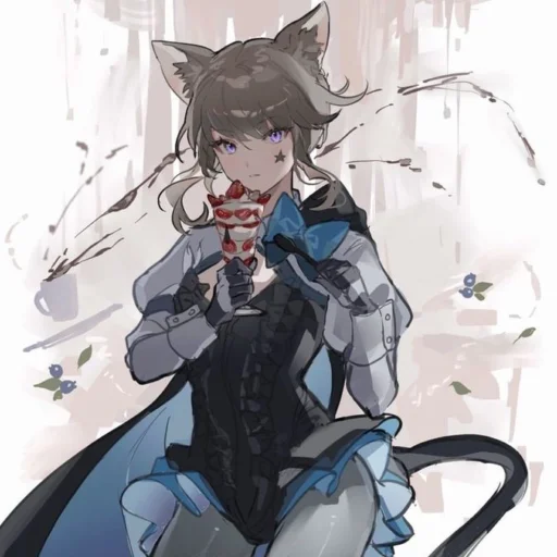 🐈‍⬛ Стикер «Ꮧинᴇᴛᴛ Lynette» для Telegram