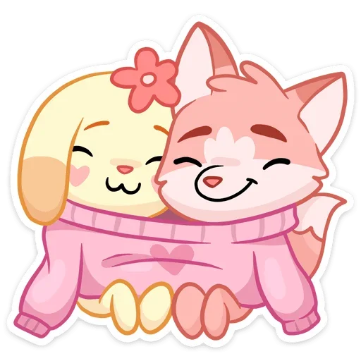 ☺️ Стикер «Лин и Ли» для Telegram