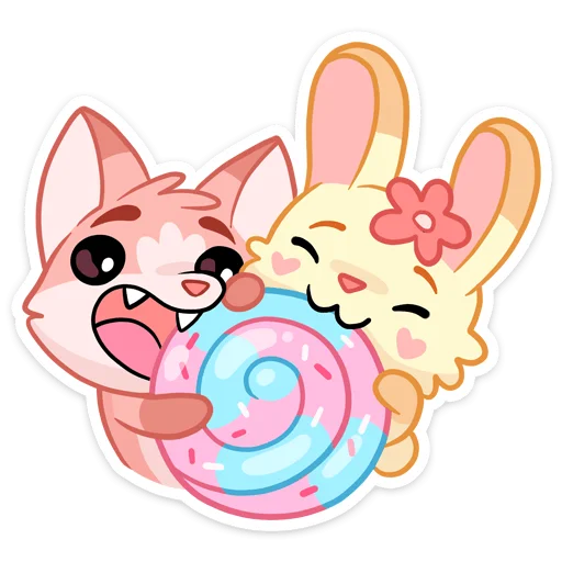 🍭 Стикер «Лин и Ли» для Telegram