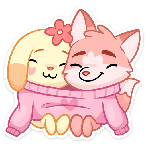 😌 Стикер «Лин и Ли» для Telegram