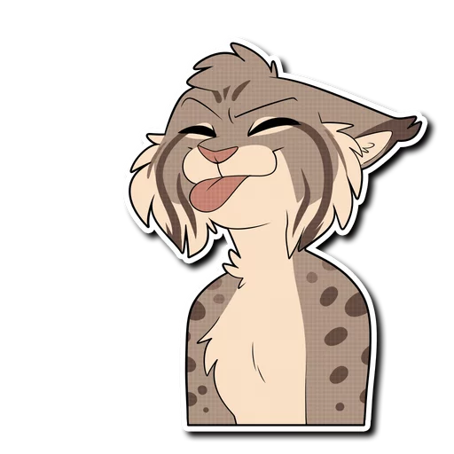 👅 Стикер «Lynx» для Telegram