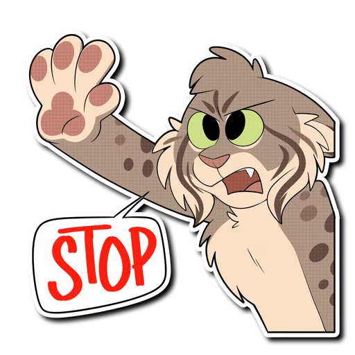 🛑 Стикер «Lynx» для Telegram