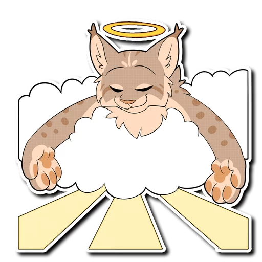 🙏 Стикер «Lynx» для Telegram