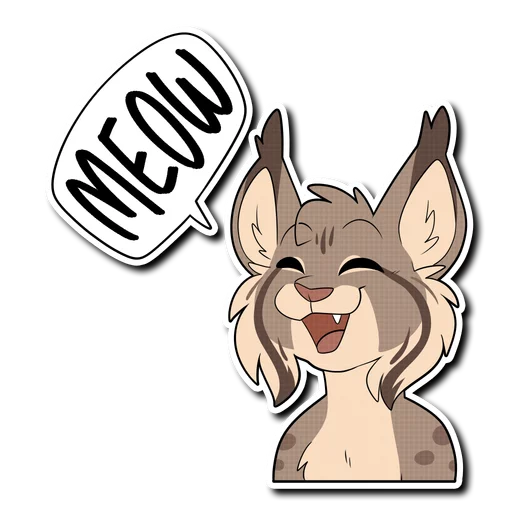😸 Стикер «Lynx» для Telegram
