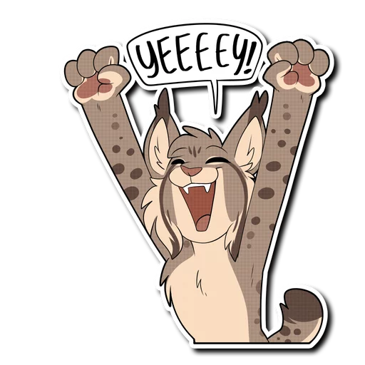 😄 Стикер «Lynx» для Telegram