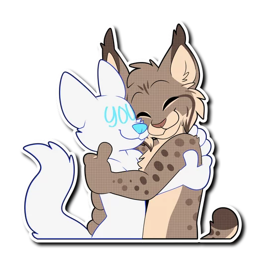 🤗 Стикер «Lynx» для Telegram