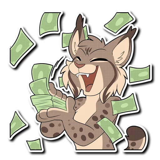 💵 Стикер «Lynx» для Telegram