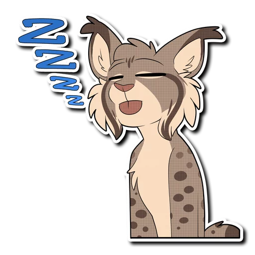 💤 Стикер «Lynx» для Telegram