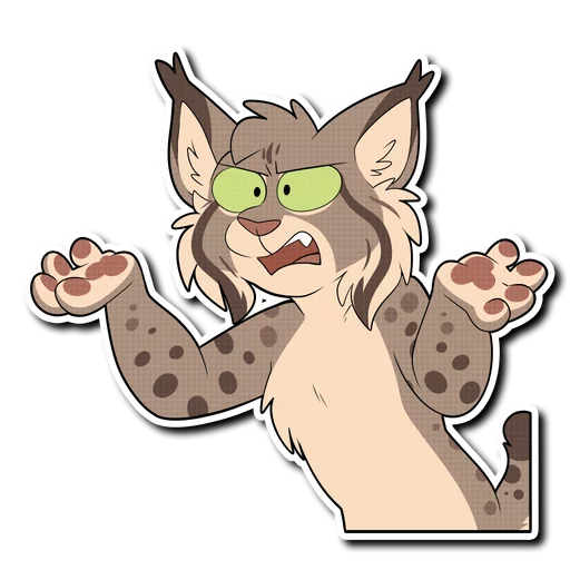 😤 Стикер «Lynx» для Telegram