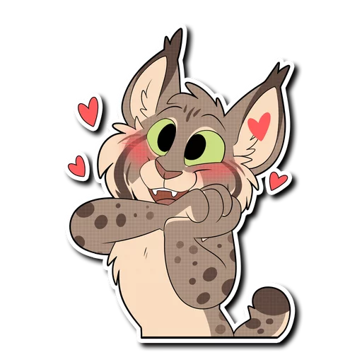 ❤️ Стикер «Lynx» для Telegram