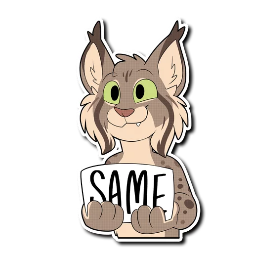 🙂 Стикер «Lynx» для Telegram