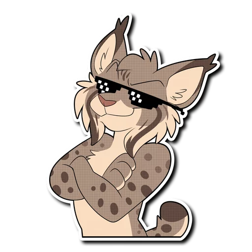😎 Стикер «Lynx» для Telegram