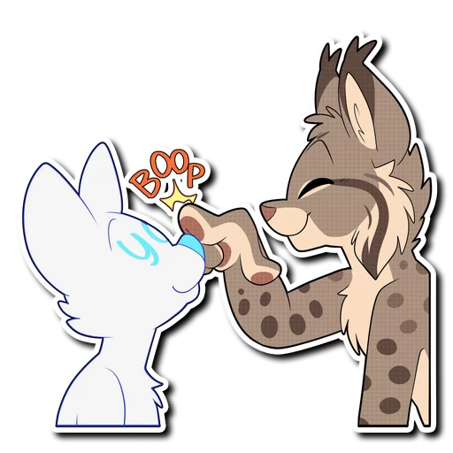 👃 Стикер «Lynx» для Telegram