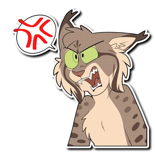 💢 Стикер «Lynx» для Telegram