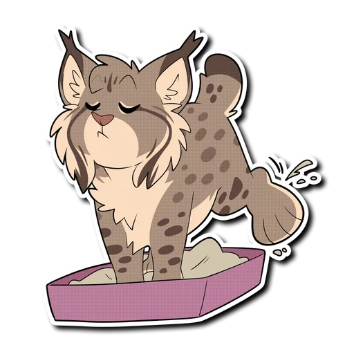 😺 Стикер «Lynx» для Telegram